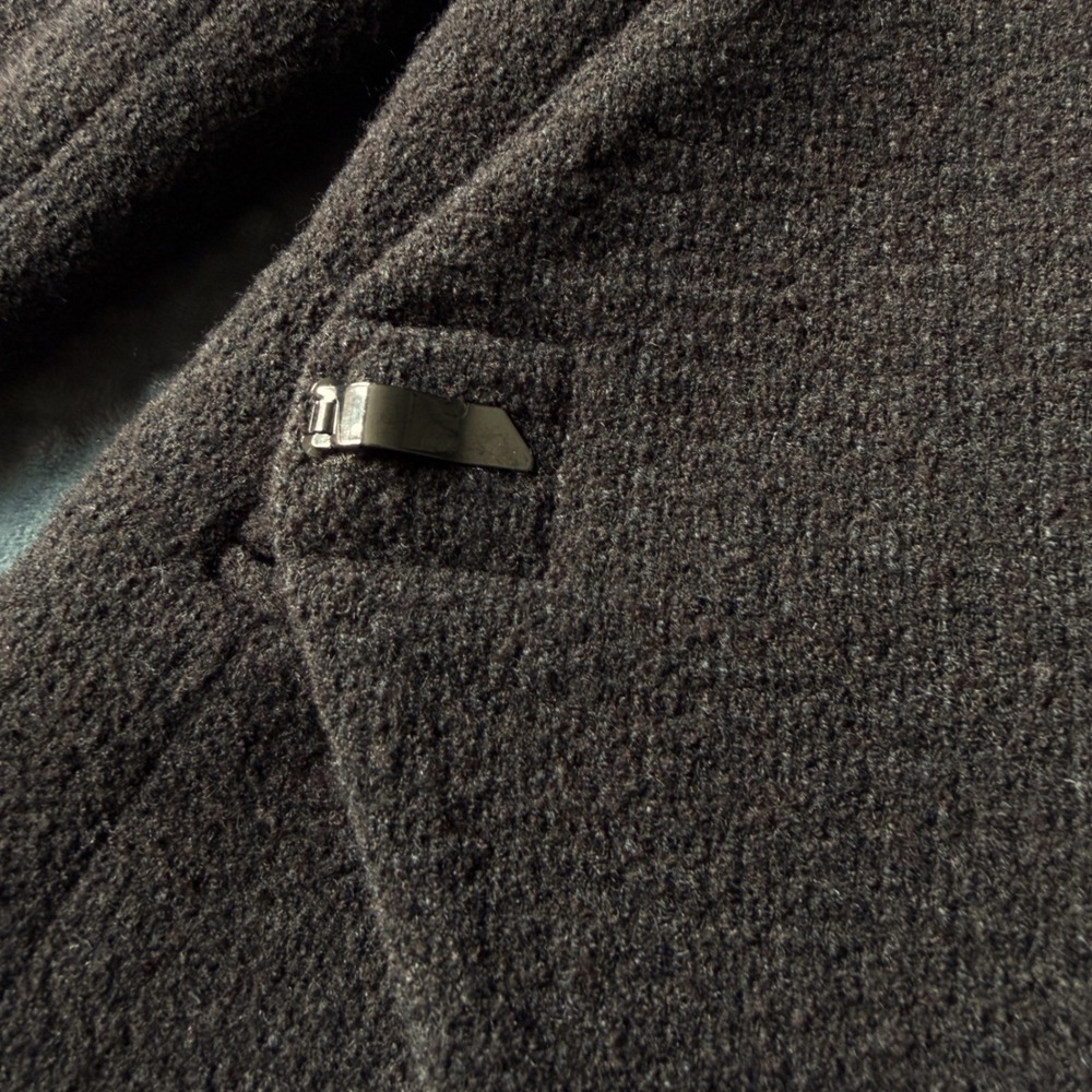 Giorgio Armani Le Collezioni Brown Wool Blend Skirt Suit Set Made in Italy 12/8 - Picture 5 of 16